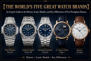 The World’s Five Great Watch Brands: History, Iconic Models, and Key Differences Explained by a Watch Specialist
