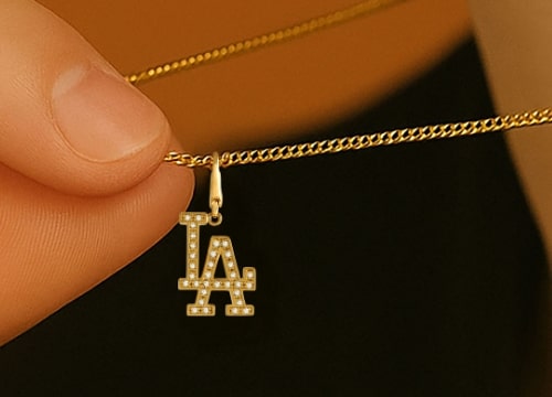 ドジャースモデルのアップ着用画像