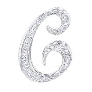 알파 이니셜 펜던트 [C] L 사이즈 [정품]