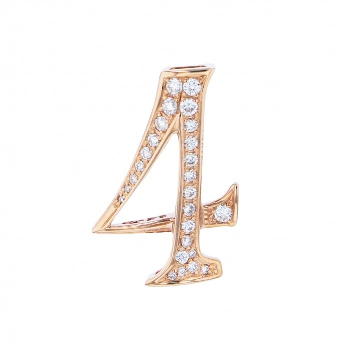 논부루 번호 펜던트 [4] M 사이즈 [정품]