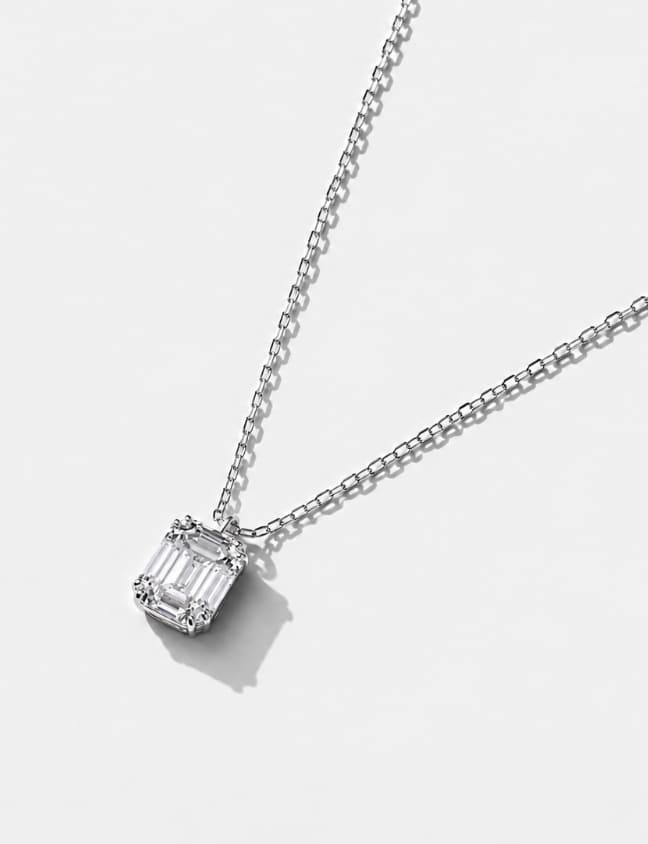 Platinum 950 Platinum 850 Diamond Necklace