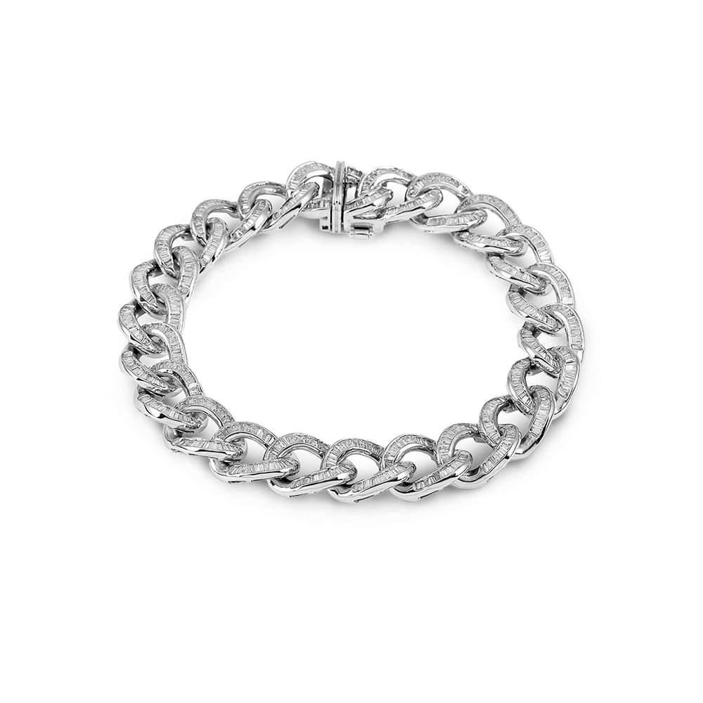 K18WG 白金钻石其他手链