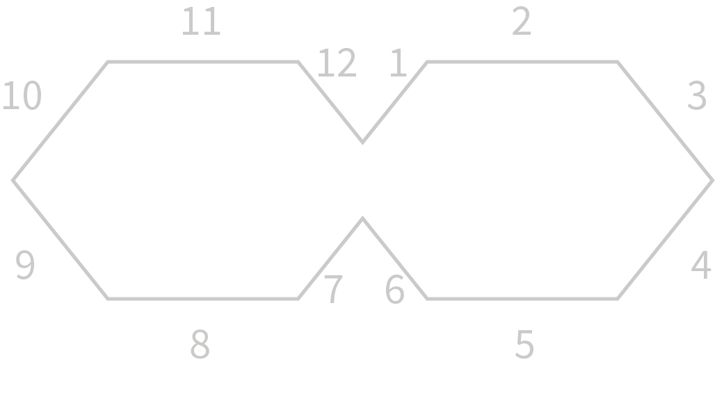 12面の断面図