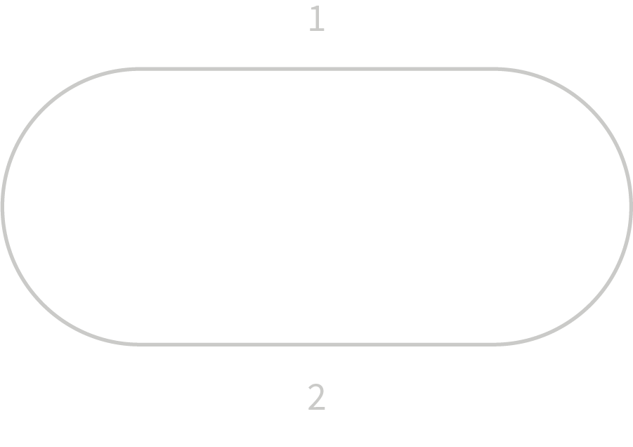 2面の断面図