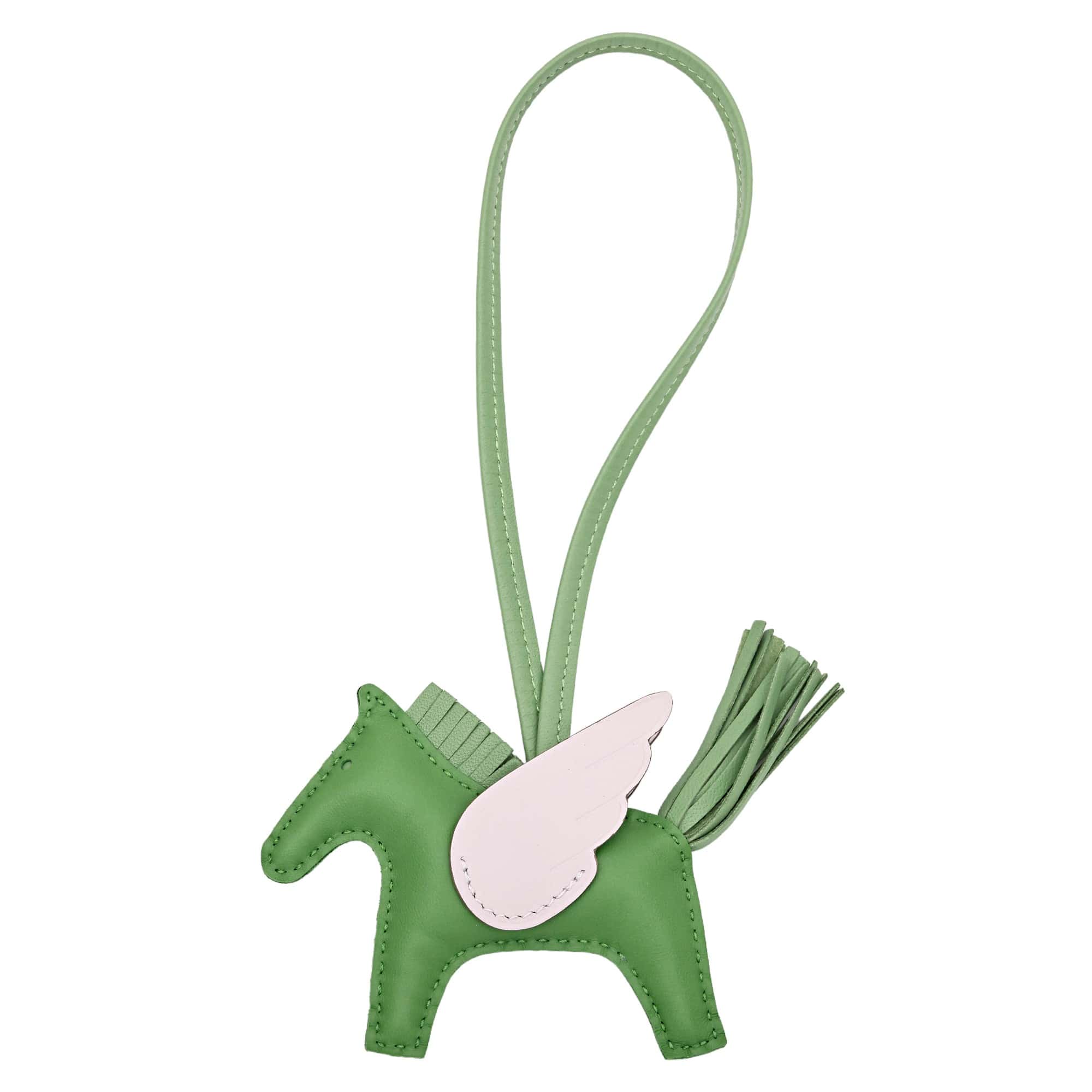 Hermes HERMES Rodeo (Pegasus) Charm PM Anjou Milo Vert Cricket x Vert Yucca x Mauve Pale B Stamp Unused Other Women's