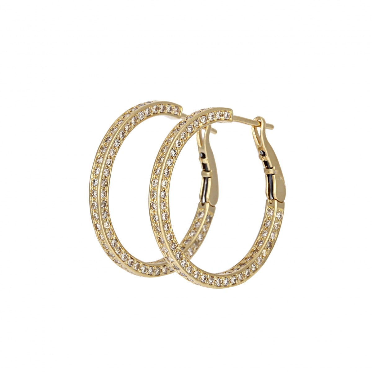 K18YG Yellow Gold Diamond OTHER Earrings