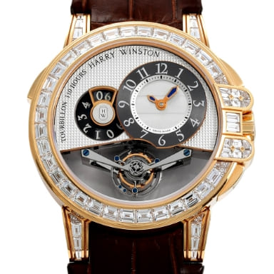 Harry Winston Ocean Tourbillon Big Date, Limited Edition of 5 Worldwide, OCEMTD45RR003
