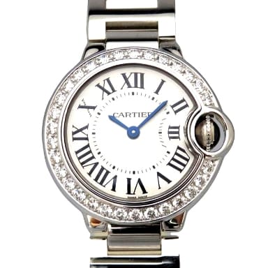 Cartier Ballon Bleu Diamond Bezel WE9003Z3