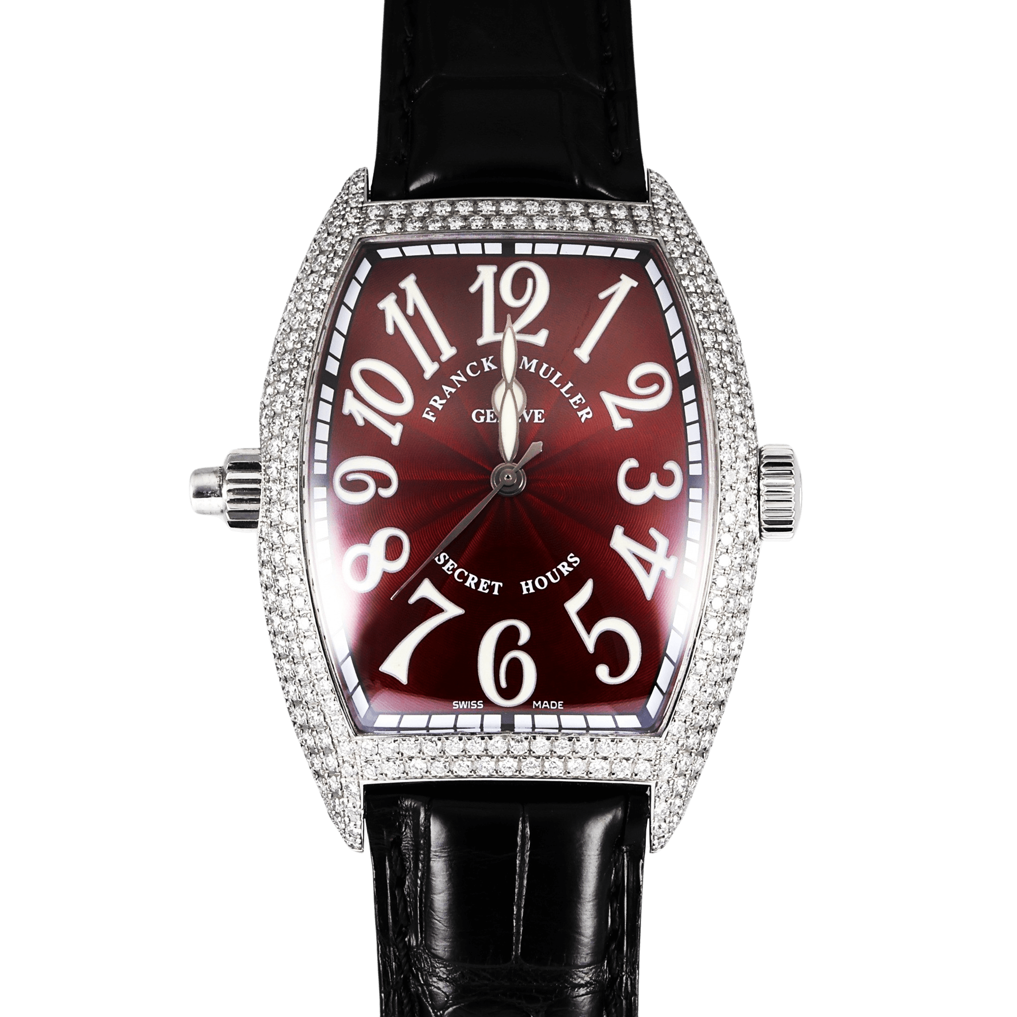 Franck Muller FRANCK MULLER Tono Curvex Secret Hour 8880SEHD Bordeaux dial Used men's watch