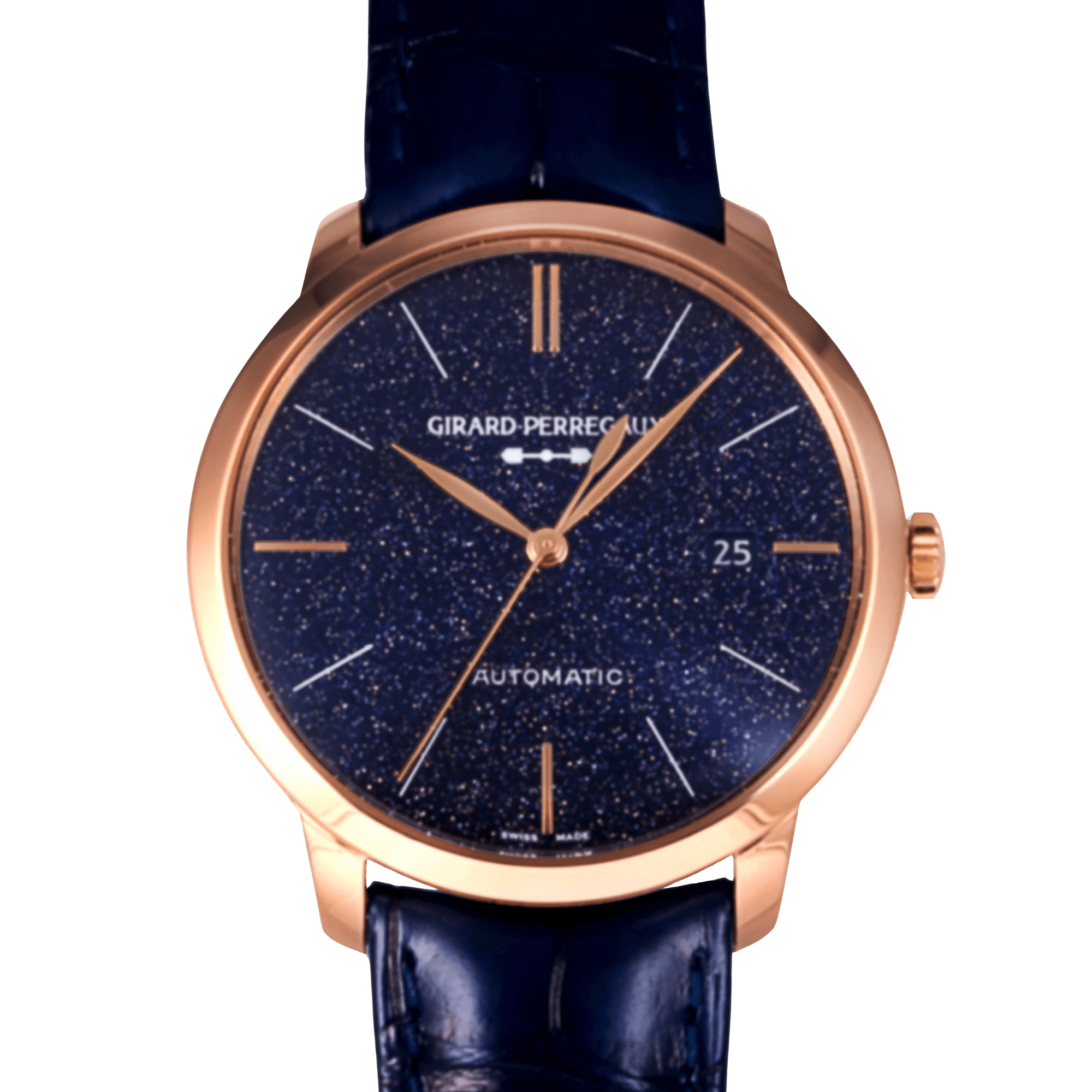 Girard Perregaux 1966 Orion 49555-52-431-BB4A Blue Dial Used Men's Watch