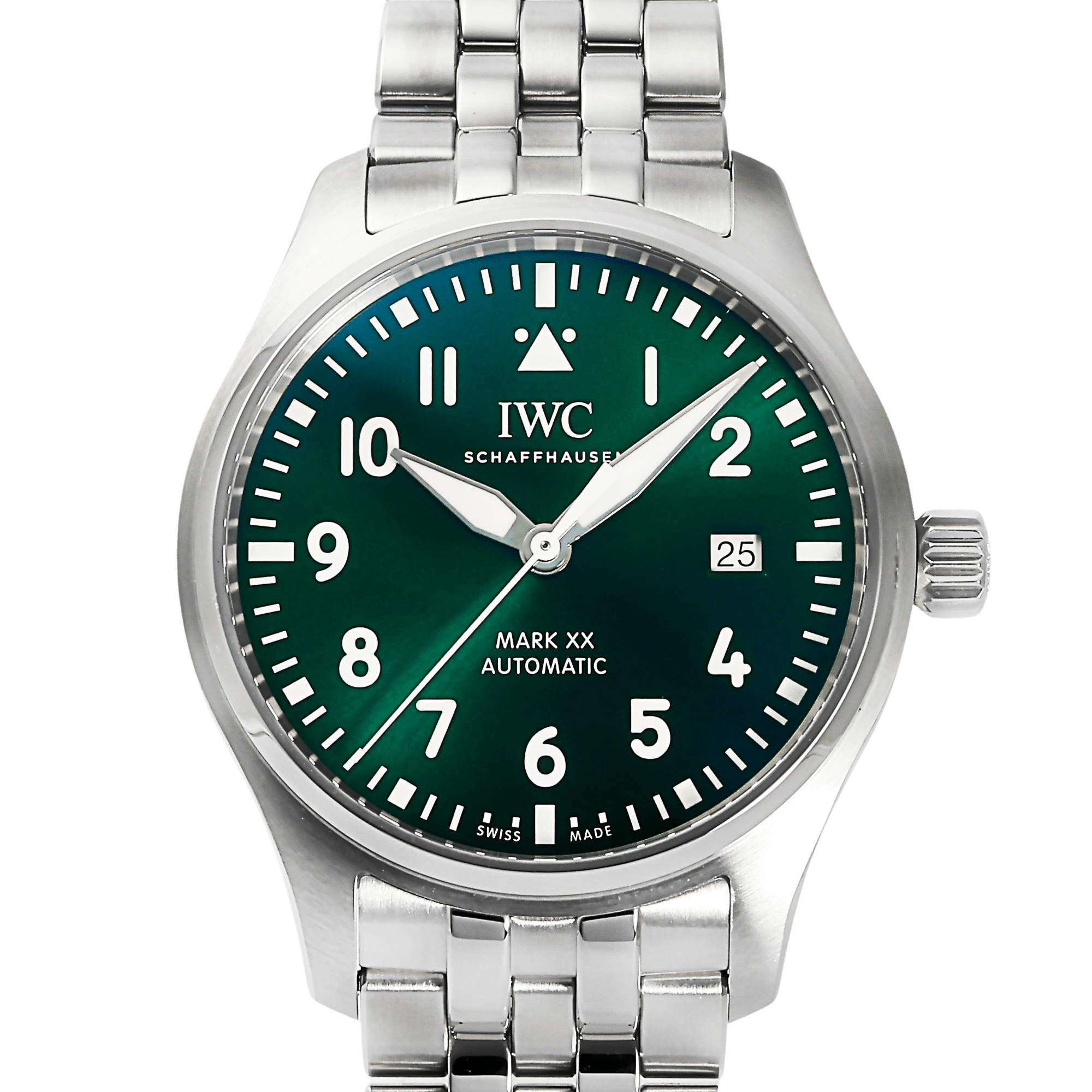 IWC Pilot's Watch Mark XX IW328206 Green Dial Used Men's Watch