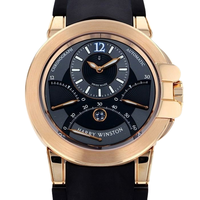 해리 윈스턴 HARRY WINSTON 오션 크로노 그래프 트릴레트로그라드 OCEACT44RR024