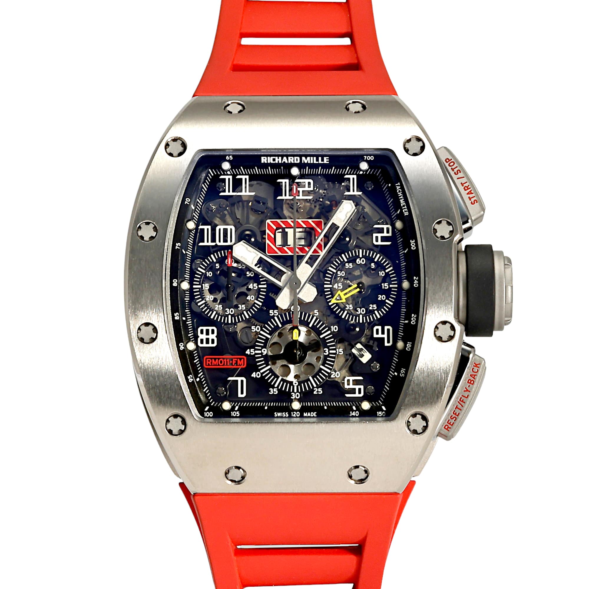 リシャール・ミル RICHARD MILLE フェリペ・マッサ RM011AJ シルバー文字盤 中古 腕時計 メンズ