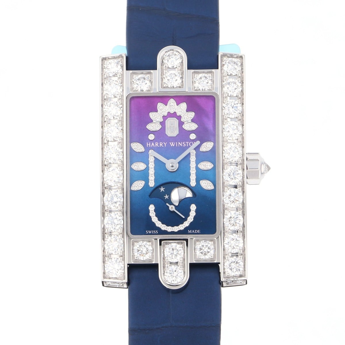 海瑞温斯顿 Avenue 经典月相 20 周年纪念款 AVEQMP21WW002