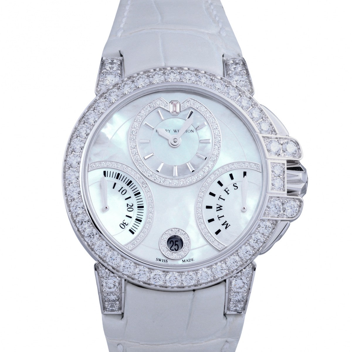 海瑞温斯顿 HARRY WINSTON Ocean 双逆跳自动腕表 OCEABI36WW057