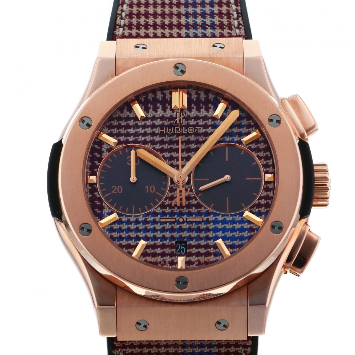 HUBLOT 經典融合計時碼錶義大利獨立威爾斯親王 521.OX.2709.NR.ITI18 多色錶盤二手手錶男式